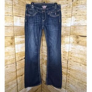 Express Rerock Barely boot Low Rise Y2K Western concert festival Denim Jeans